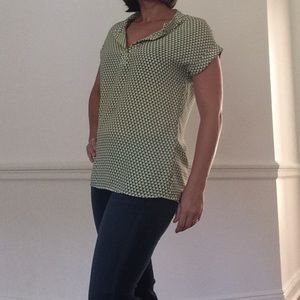 Pleione geometric blouse